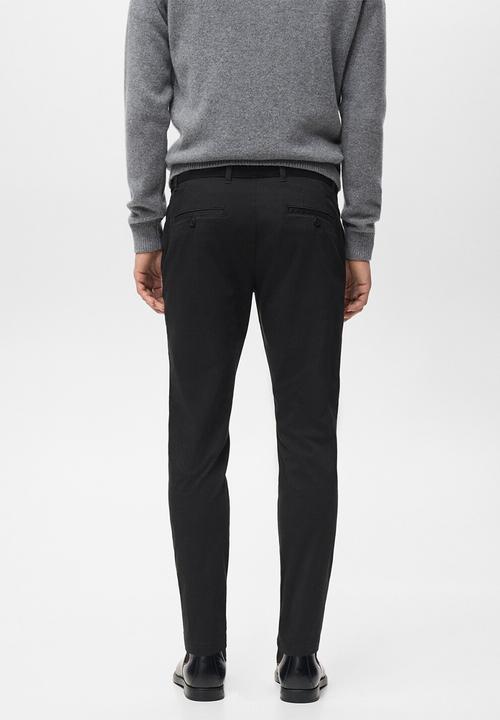 MANGO - Pantalon Prato - Black