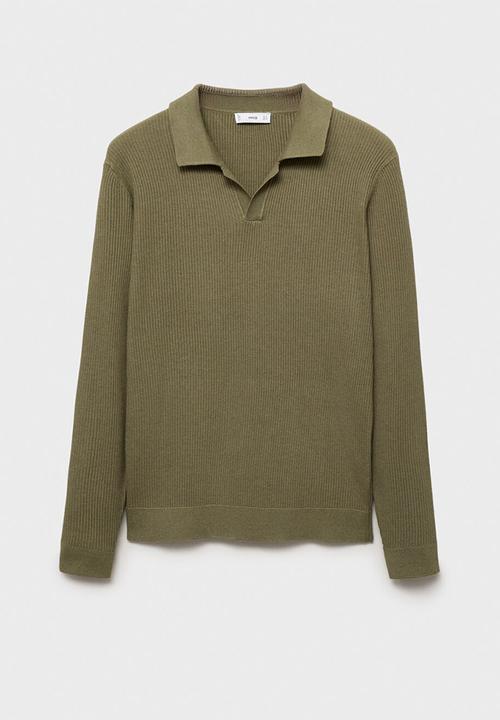 MANGO - Polo Antiguas - Dark Green