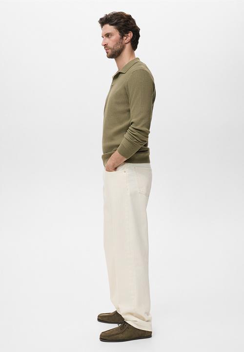 MANGO - Polo Antiguas - Dark Green