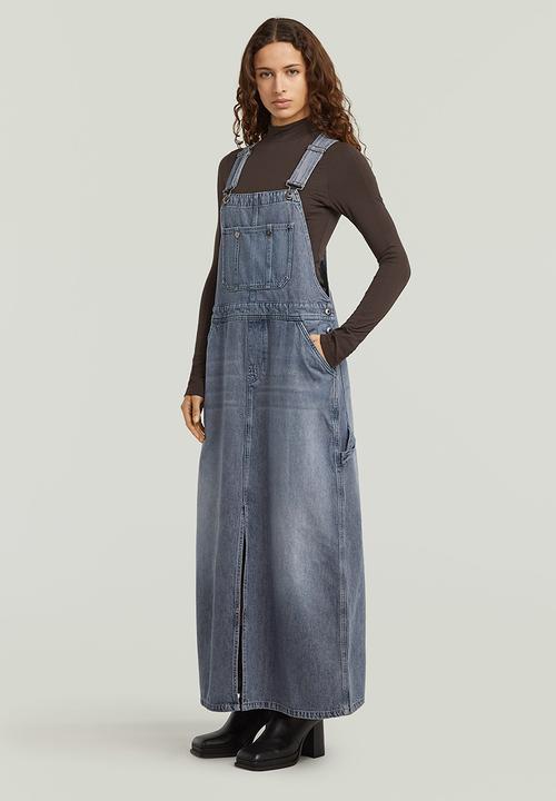 G-STAR - Carpenter dungaree dress wmn - blue
