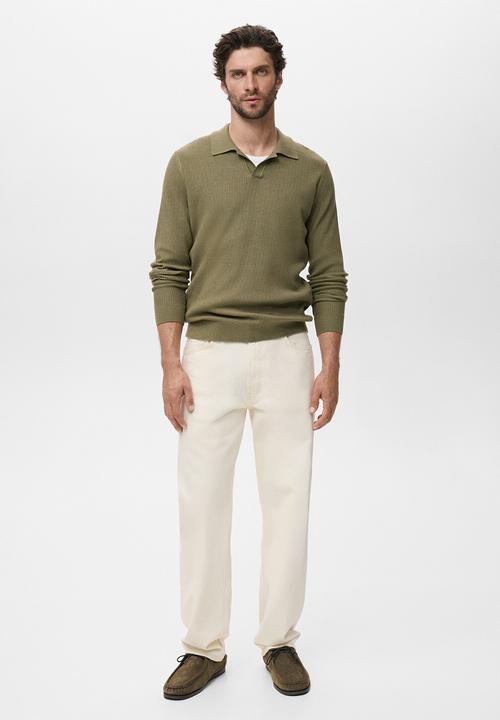 MANGO - Polo Antiguas - Dark Green