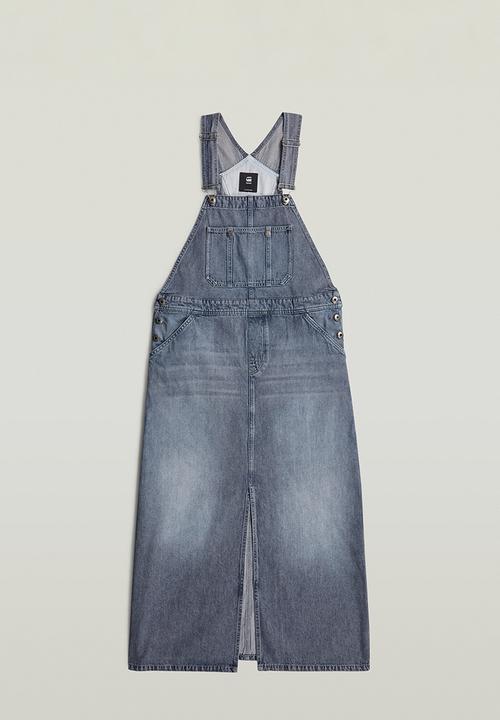G-STAR - Carpenter dungaree dress wmn - blue