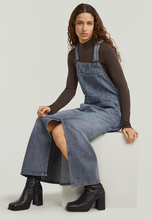 G-STAR - Carpenter dungaree dress wmn - blue