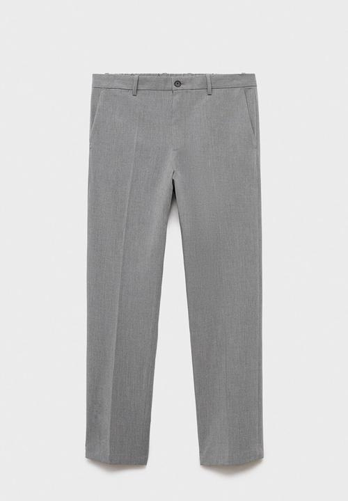 MANGO - Pantalon Bologna - Light Grey Denim