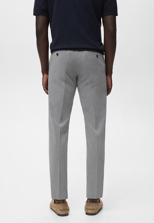 MANGO - Pantalon Bologna - Light Grey Denim