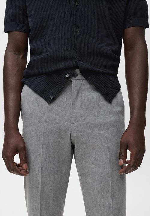 MANGO - Pantalon Bologna - Light Grey Denim