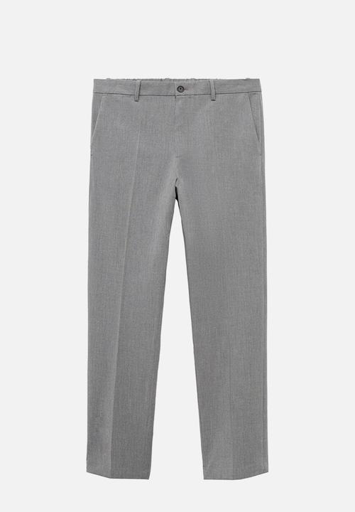MANGO - Pantalon Bologna - Light Grey Denim