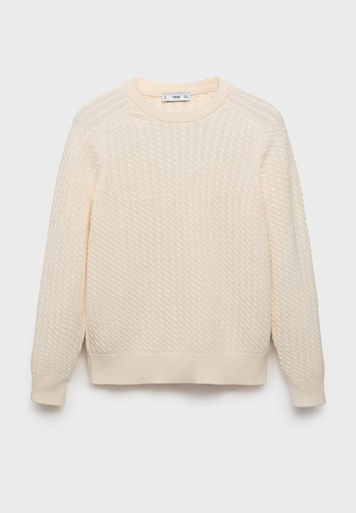 MANGO - Jersey Mars - Offwhite
