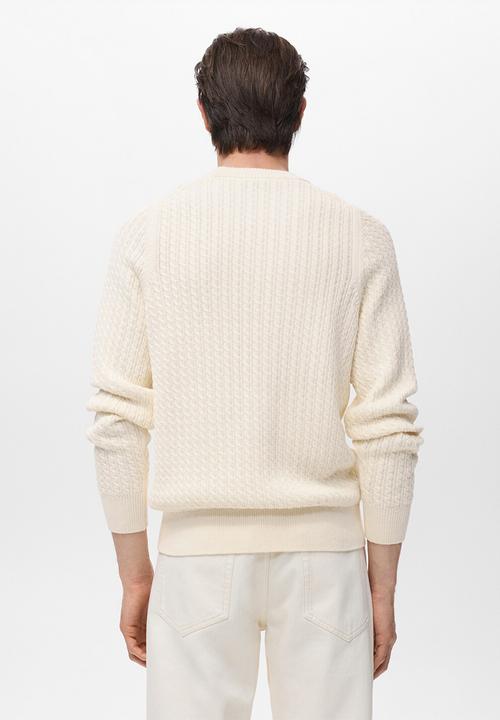 MANGO - Jersey Mars - Offwhite