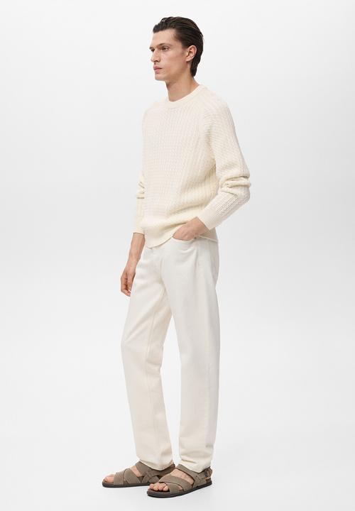 MANGO - Jersey Mars - Offwhite