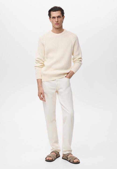 MANGO - Jersey Mars - Offwhite