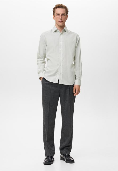 MANGO - Camisa Veirat - Green