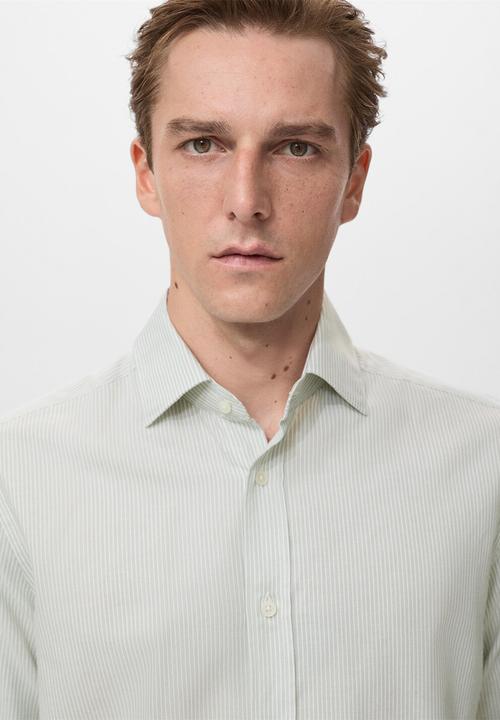 MANGO - Camisa Veirat - Green