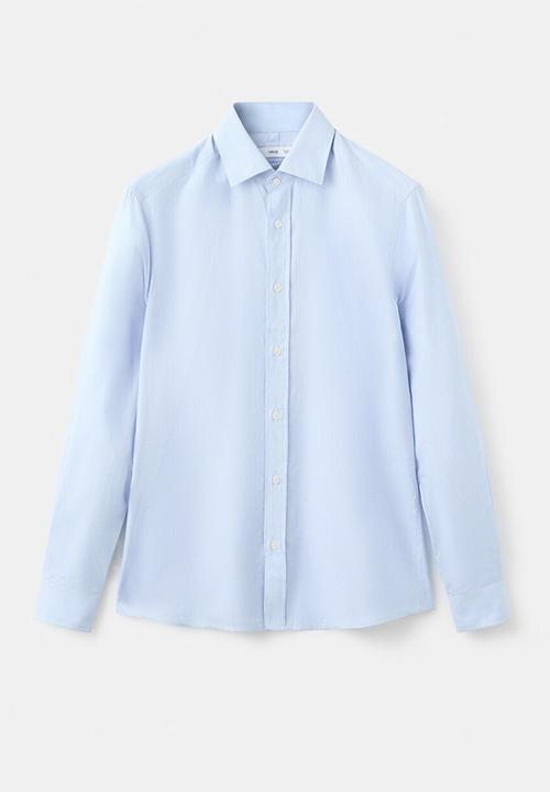 MANGO - Camisa Veirat - Sky-Blue