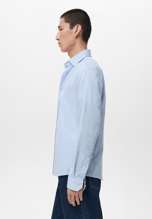 MANGO - Camisa Veirat - Sky-Blue