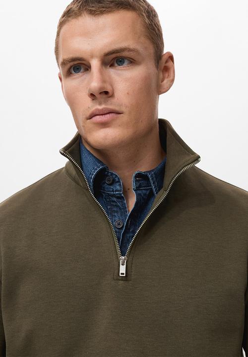 MANGO - Sudadera Winny - Dark Green