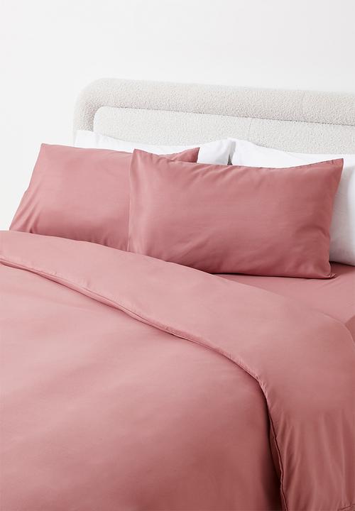 Sixth Floor - Recycled Microfibre Duvet Set - Dusty Rose