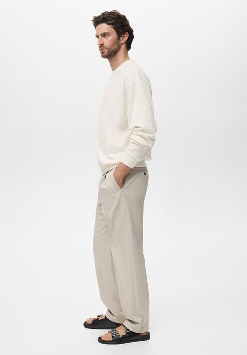 MANGO - Sudadera Rawsweat - Off white