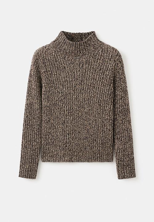 MANGO - Sweater salty - dark brown
