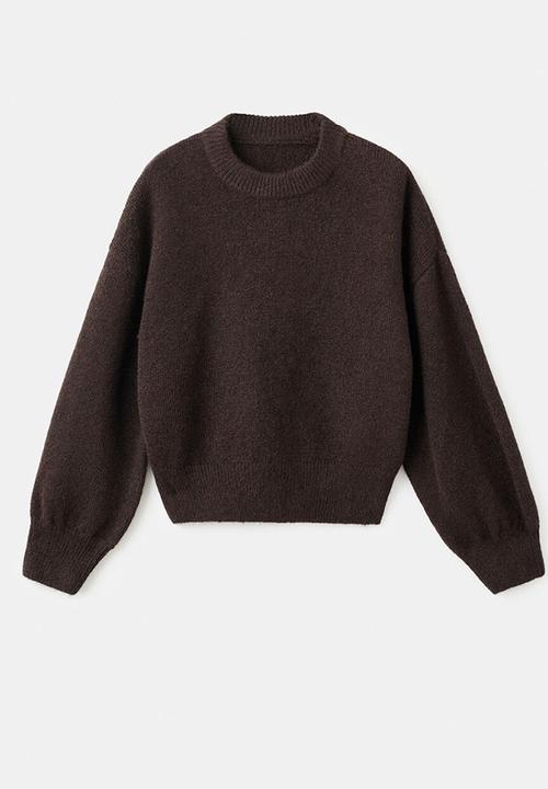 MANGO - Sweater alpi - dark brown