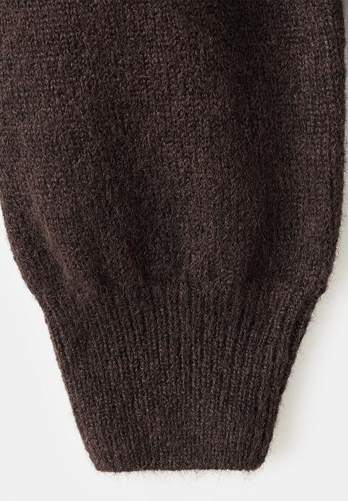MANGO - Sweater alpi - dark brown