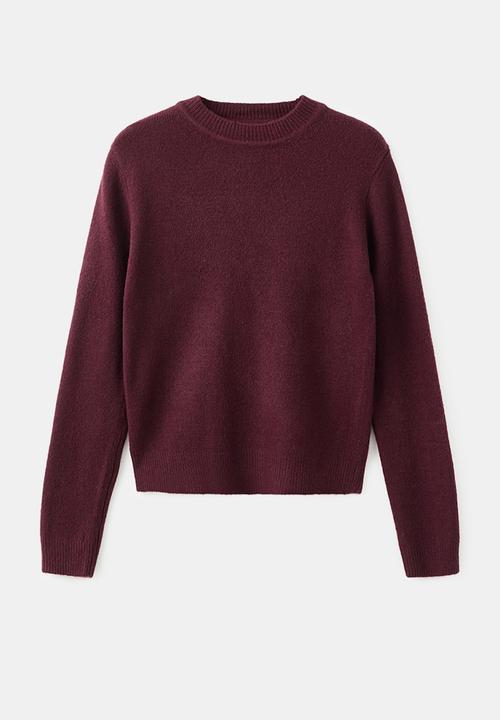 MANGO - Sweater seedsun - dark red