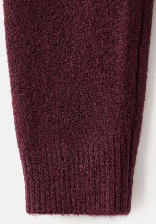 MANGO - Sweater seedsun - dark red