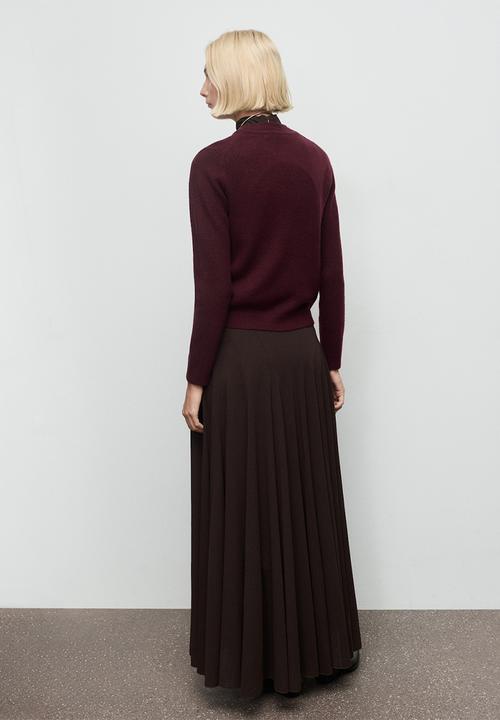 MANGO - Sweater seedsun - dark red