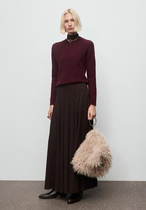 MANGO - Sweater seedsun - dark red