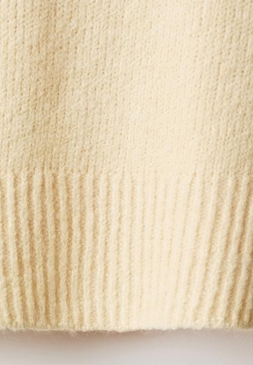 MANGO - Sweater revuelto - light pastel yellow