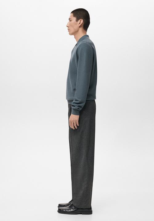 MANGO - Polo Tens - Dark Blue