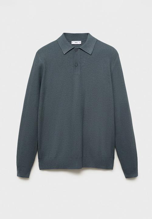 MANGO - Polo Tens - Dark Blue