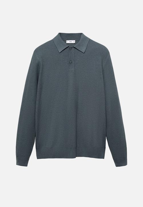 MANGO - Polo Tens - Dark Blue
