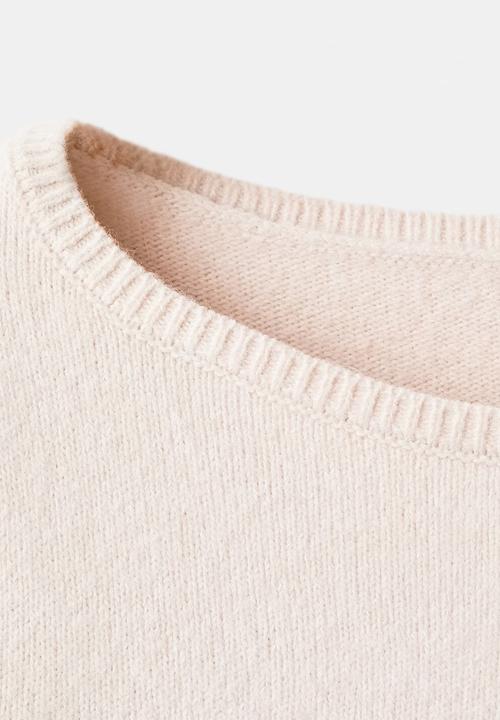 MANGO - Sweater seeds - light beige