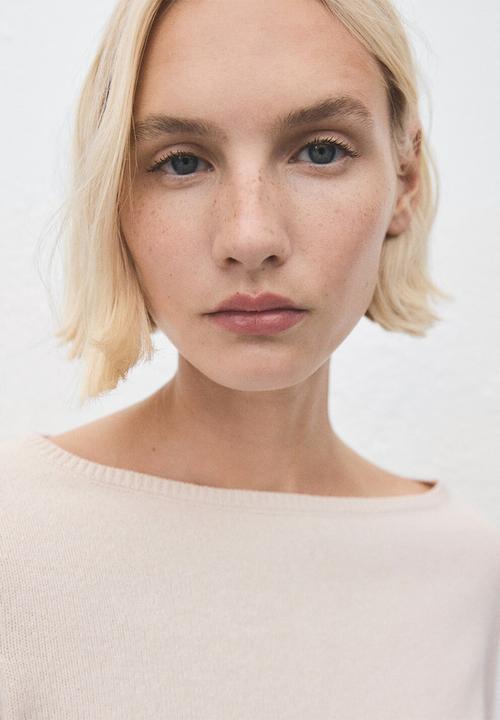 MANGO - Sweater seeds - light beige