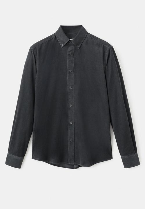 MANGO - Camisa Tadi - Grey