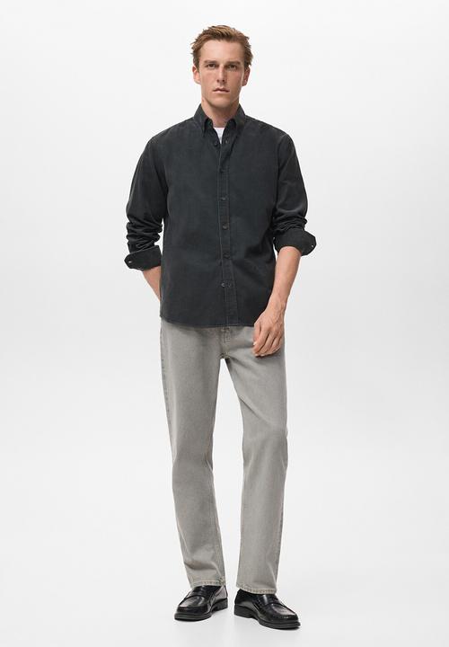 MANGO - Camisa Tadi - Grey