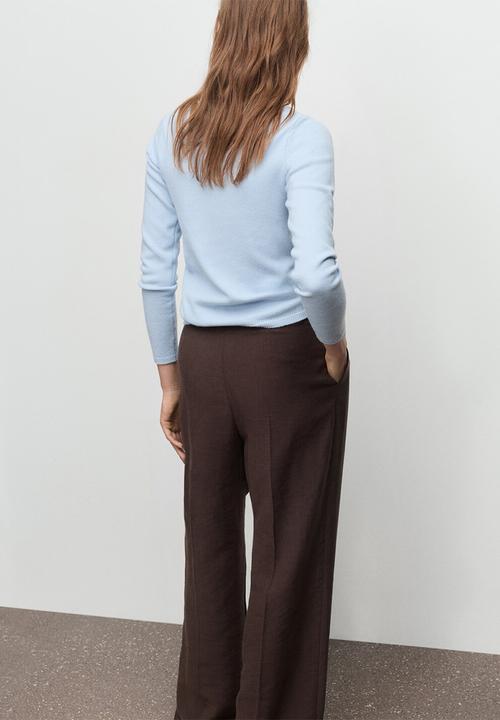 MANGO - Sweater seeds - light pastel blue