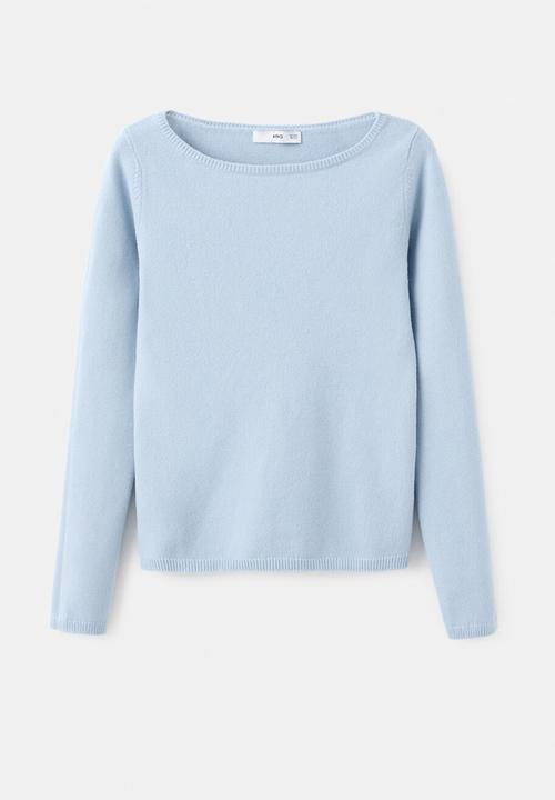 MANGO - Sweater seeds - light pastel blue