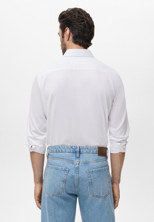 MANGO - Camisa Giro - White