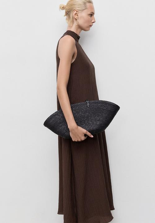 MANGO - Dress Safari - Dark Brown