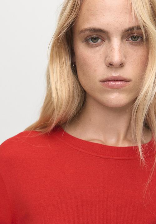 MANGO - Sweater lucca - dark orange