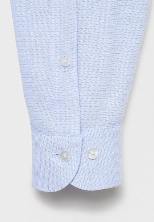 MANGO - Camisa Giro - Sky Blue