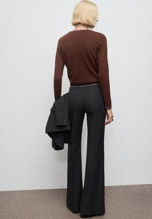 MANGO - Sweater study - brown