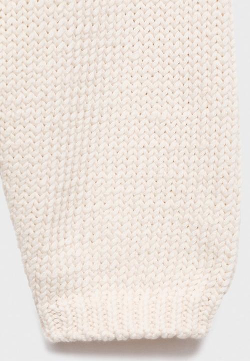 MANGO - Sweater trenzas - natural