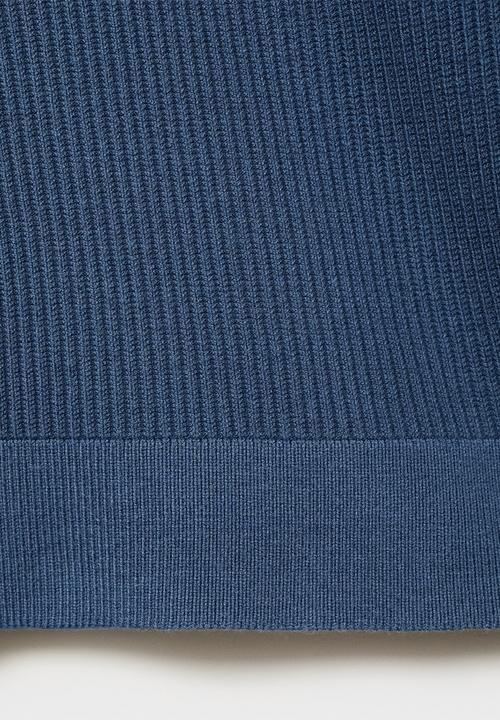 MANGO - Jersey Antiguap - Medium Blue