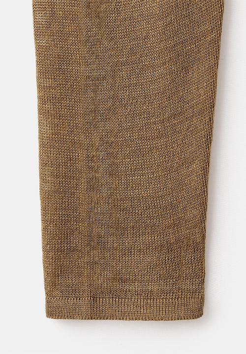 MANGO - Sweater mustasa - Ochre