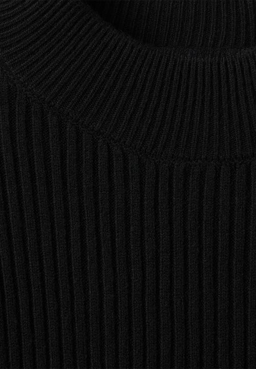 MANGO - Sweater peplum - black