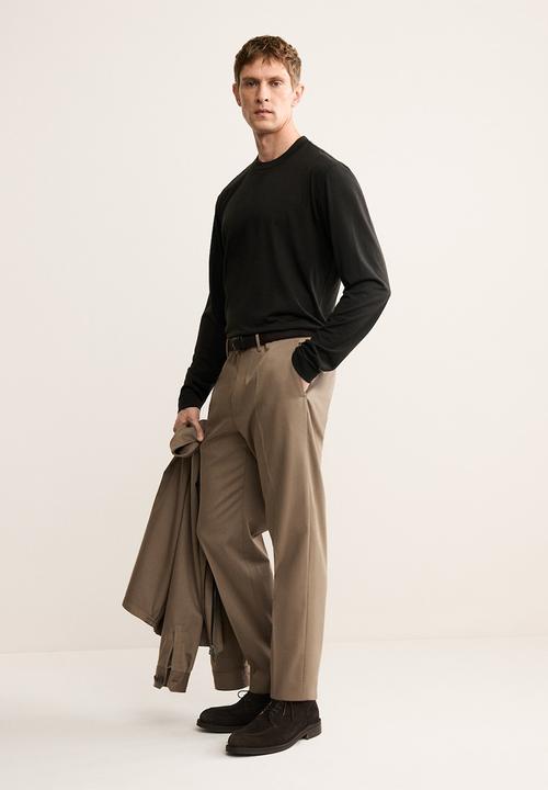 MANGO - Camiseta Castell - Brown