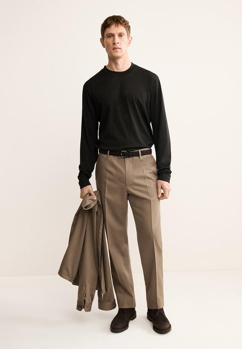 MANGO - Camiseta Castell - Brown